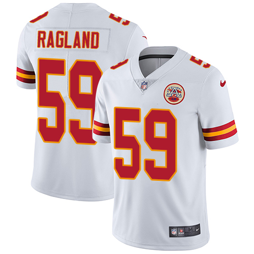 Nike Chiefs #59 Reggie Ragland White Men's Stitched NFL Vapor Untouchable Limited Jersey - Click Image to Close
